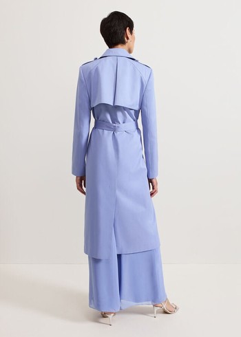 Phase Eight Cheryl Trench Coats Blue Australia | YD1360458